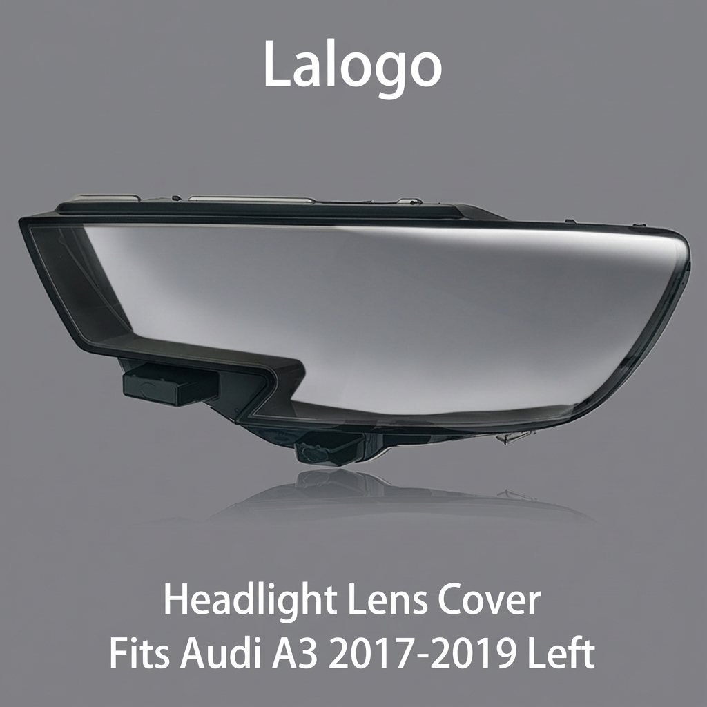 Headlight shell/Headlight lens/Headlamp cover for Audi A Series A3 ,Year 2017,2018,2019,2020, Driver Side/Left Front