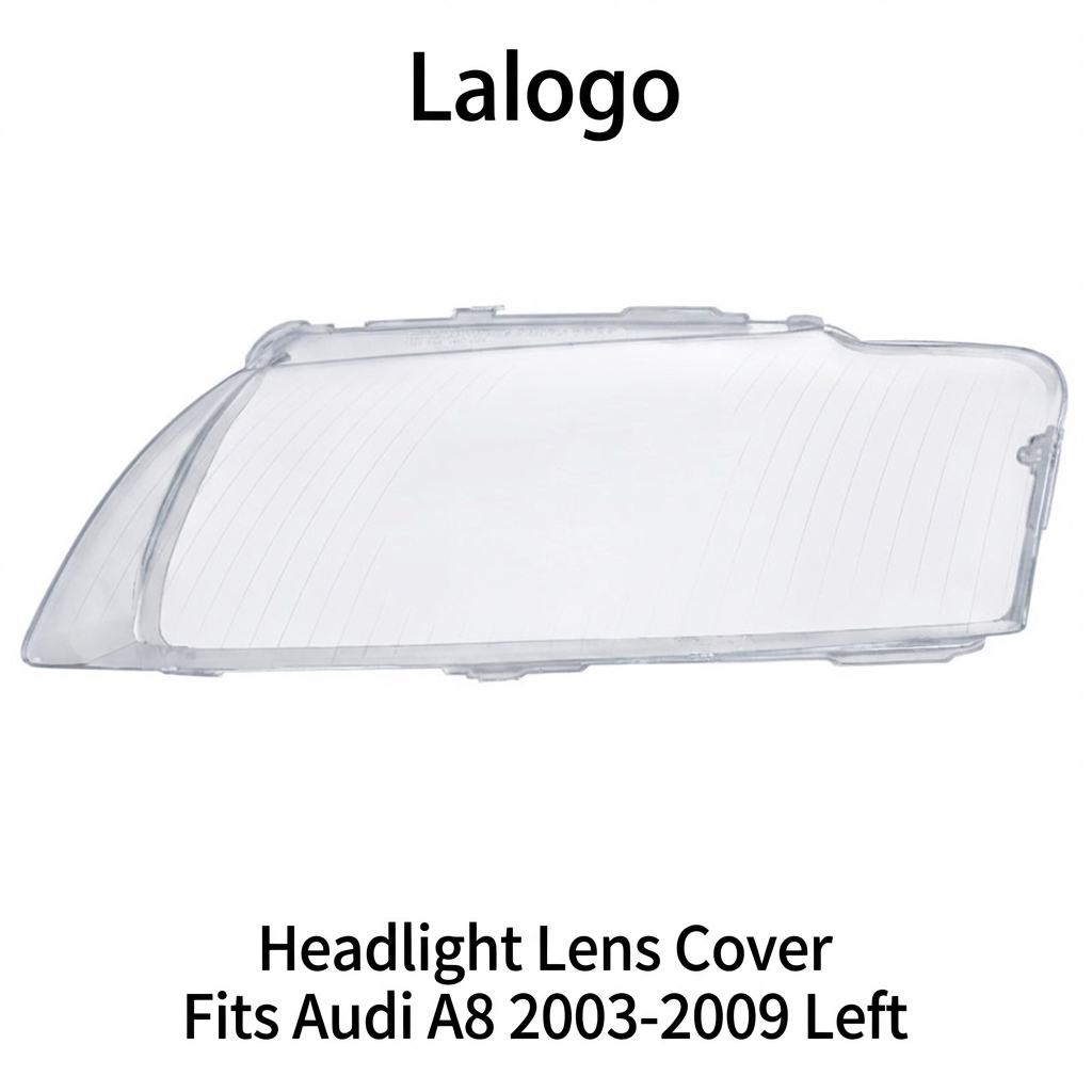 Headlight shell/Headlight lens/Headlamp cover for Audi A Series A8 A8L D3 ,Year 2004,2005,2006,2007,2008,2009,2010, Driver Side/Left Front