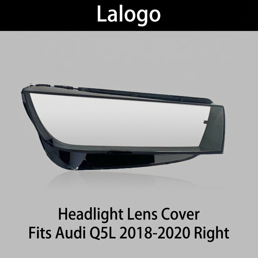 Headlight shell/Headlight lens/Headlamp cover for Audi Q Series Q5L ,Year 2018,2019,2020, Pilot Side/Right Front