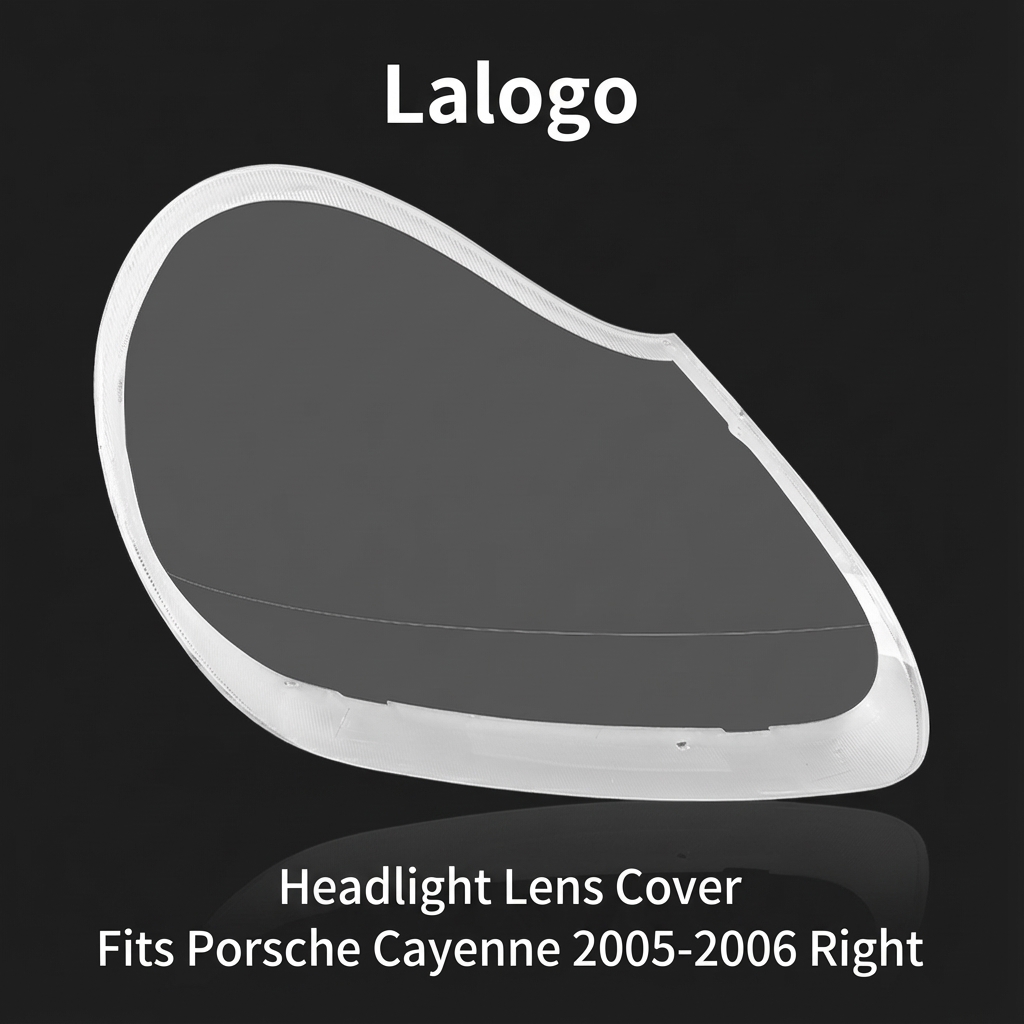 Headlight shell/Headlight lens/Headlamp cover for Porsche Cayenne Cayenne ,Year 2005,2006, Pilot Side/Right Front