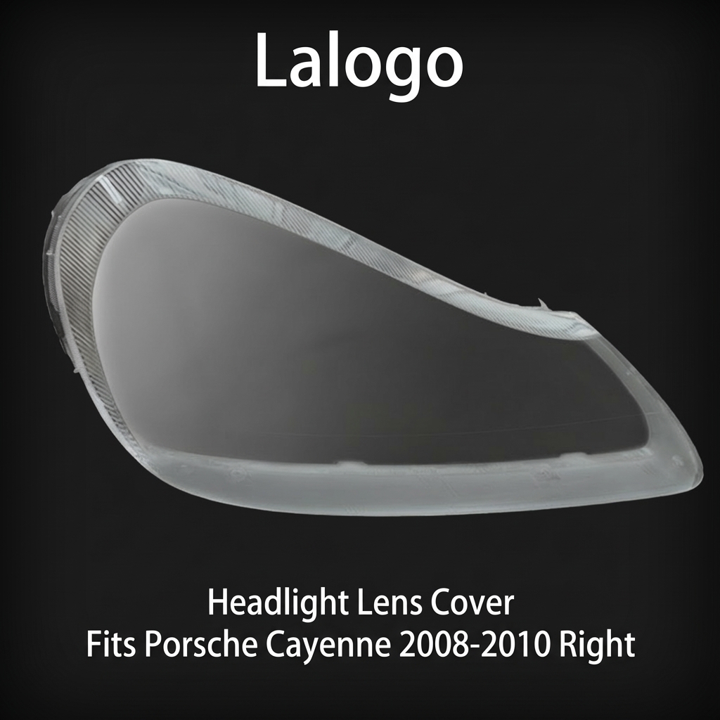 Headlight shell/Headlight lens/Headlamp cover for Porsche Cayenne Cayenne ,Year 2007,2008,2009,2010, Pilot Side/Right Front
