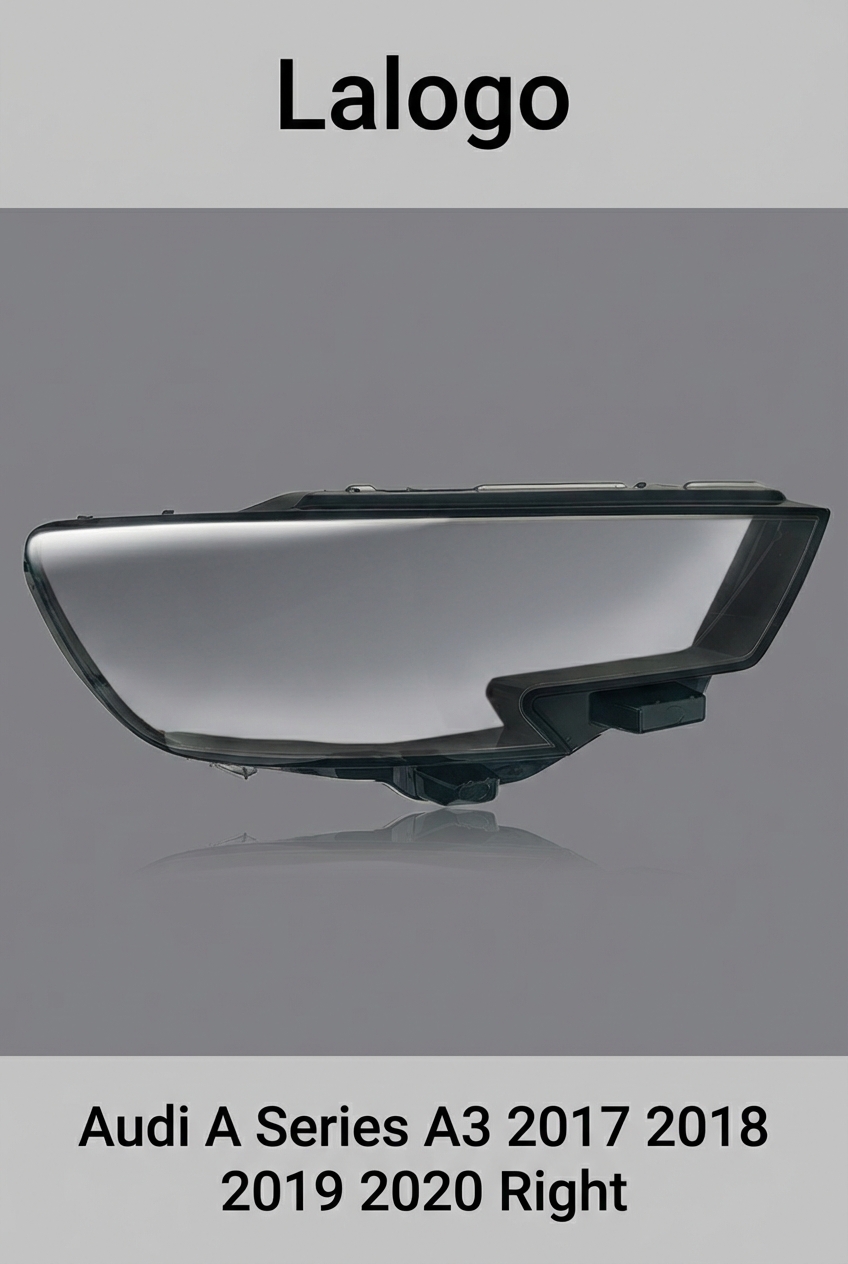 Headlight shell/Headlight lens/Headlamp cover for Audi A Series A3 ,Year 2017,2018,2019,2020, Pilot Side/Right Front