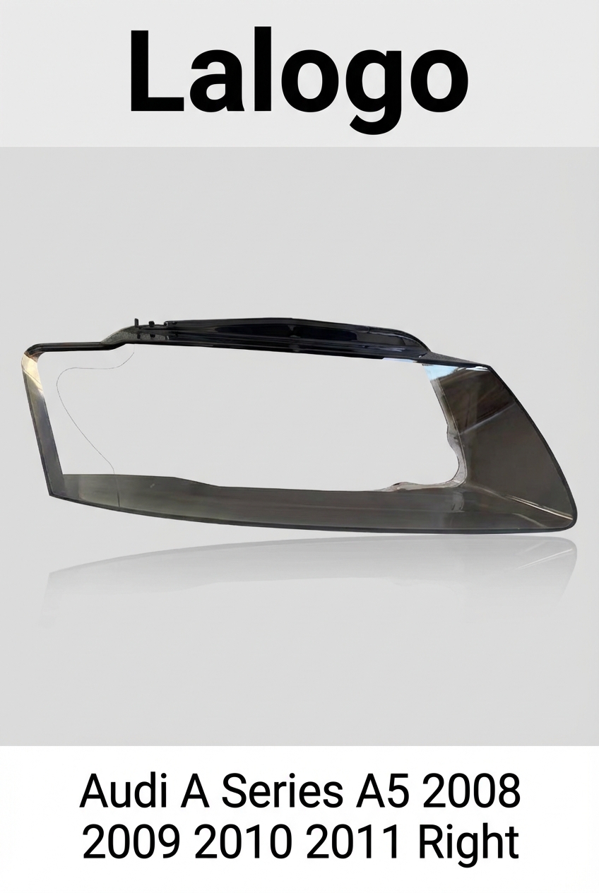 Headlight shell/Headlight lens/Headlamp cover for Audi A Series A5 ,Year 2008,2009,2010,2011, Pilot Side/Right Front
