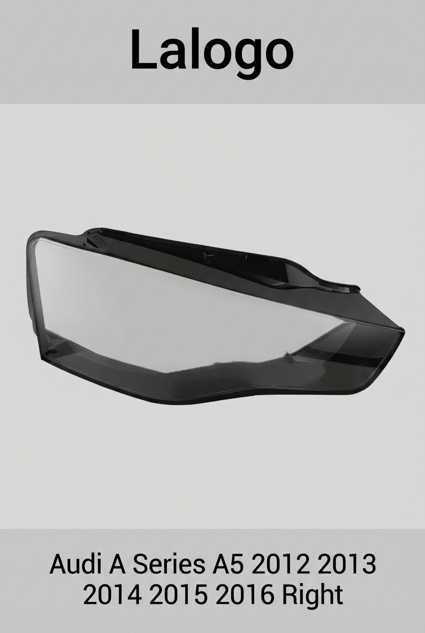 Headlight shell/Headlight lens/Headlamp cover for Audi A Series A5 ,Year 2012,2013,2014,2015,2016, Pilot Side/Right Front