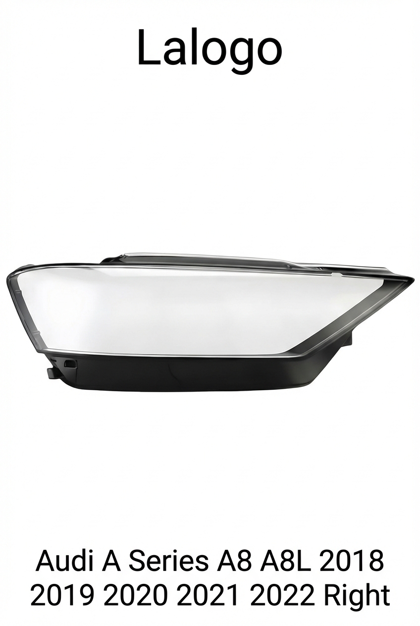 Headlight shell/Headlight lens/Headlamp cover for Audi A Series A8 A8L ,Year 2018,2019,2020,2021,2022, Pilot Side/Right Front