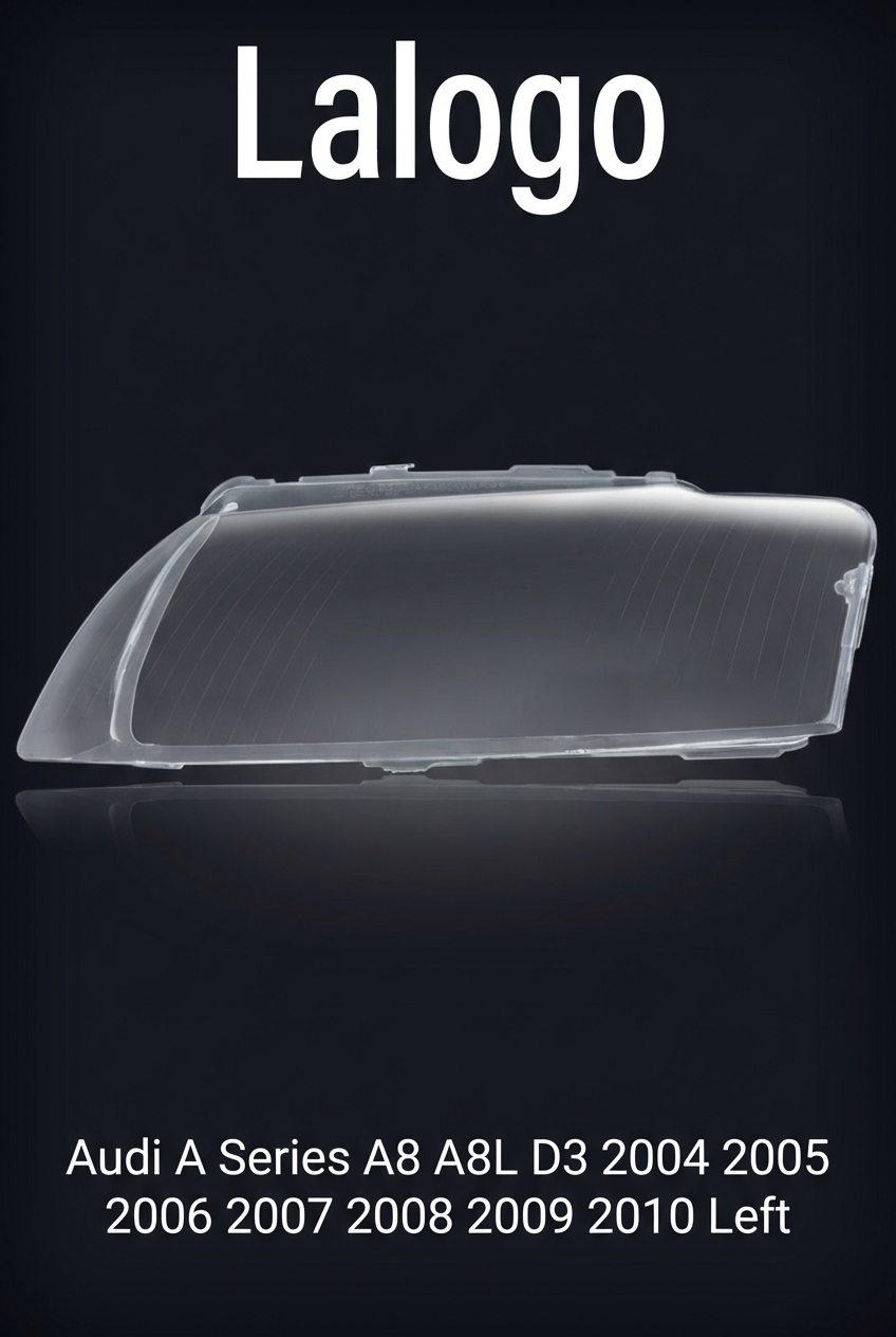Headlight shell/Headlight lens/Headlamp cover for Audi A Series A8 A8L D3 ,Year 2004,2005,2006,2007,2008,2009,2010, Driver Side/Left Front