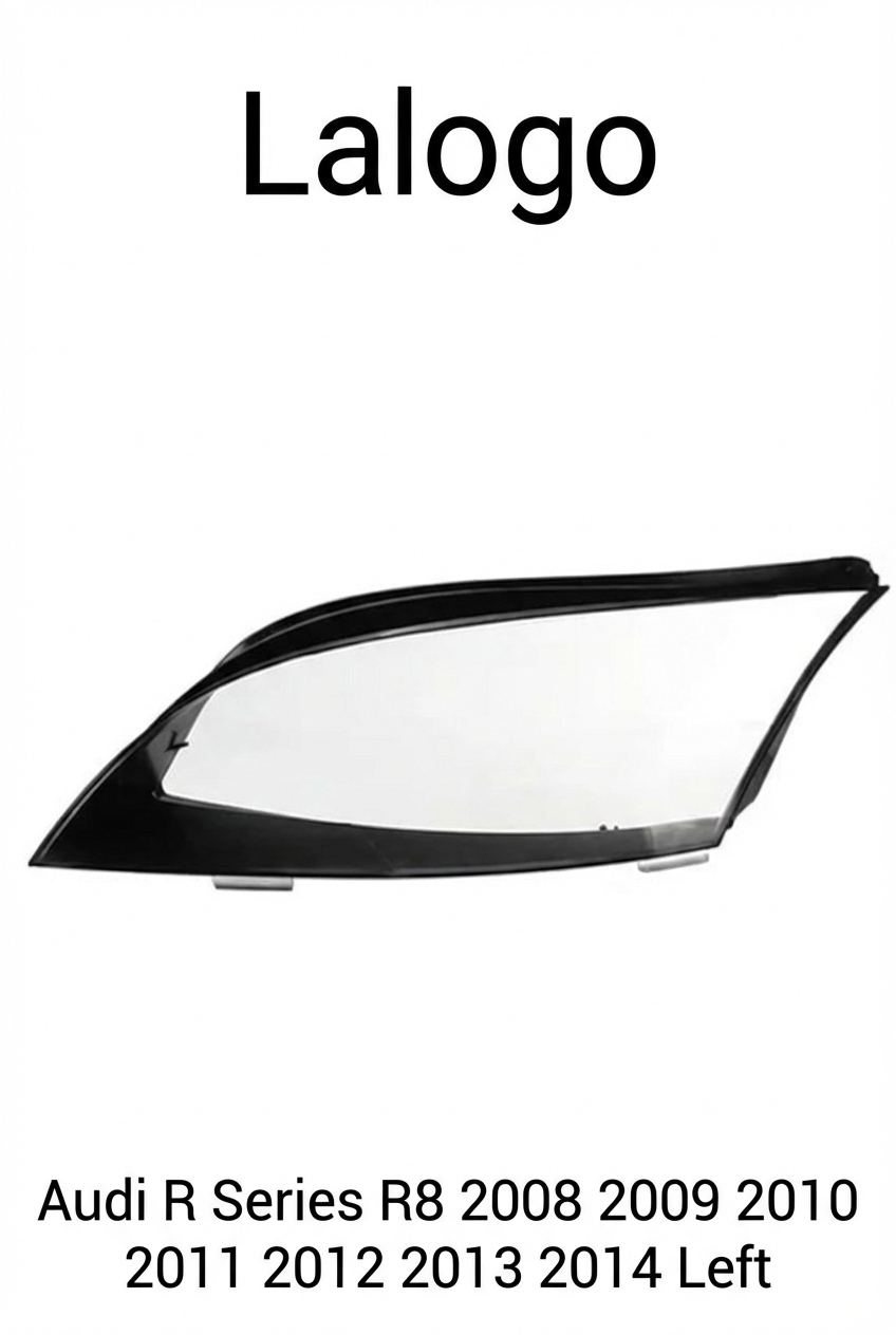 Headlight shell/Headlight lens/Headlamp cover for Audi R Series R8 ,Year 2008-2023 Driver Side/Left Front