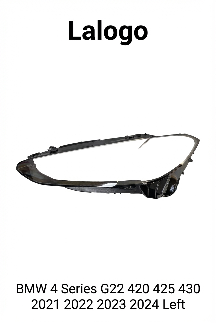 Headlight shell/Headlight lens/Headlamp cover for BMW 4 Series G22 ,Year 2021,2022,2023, Driver Side/Left Front
