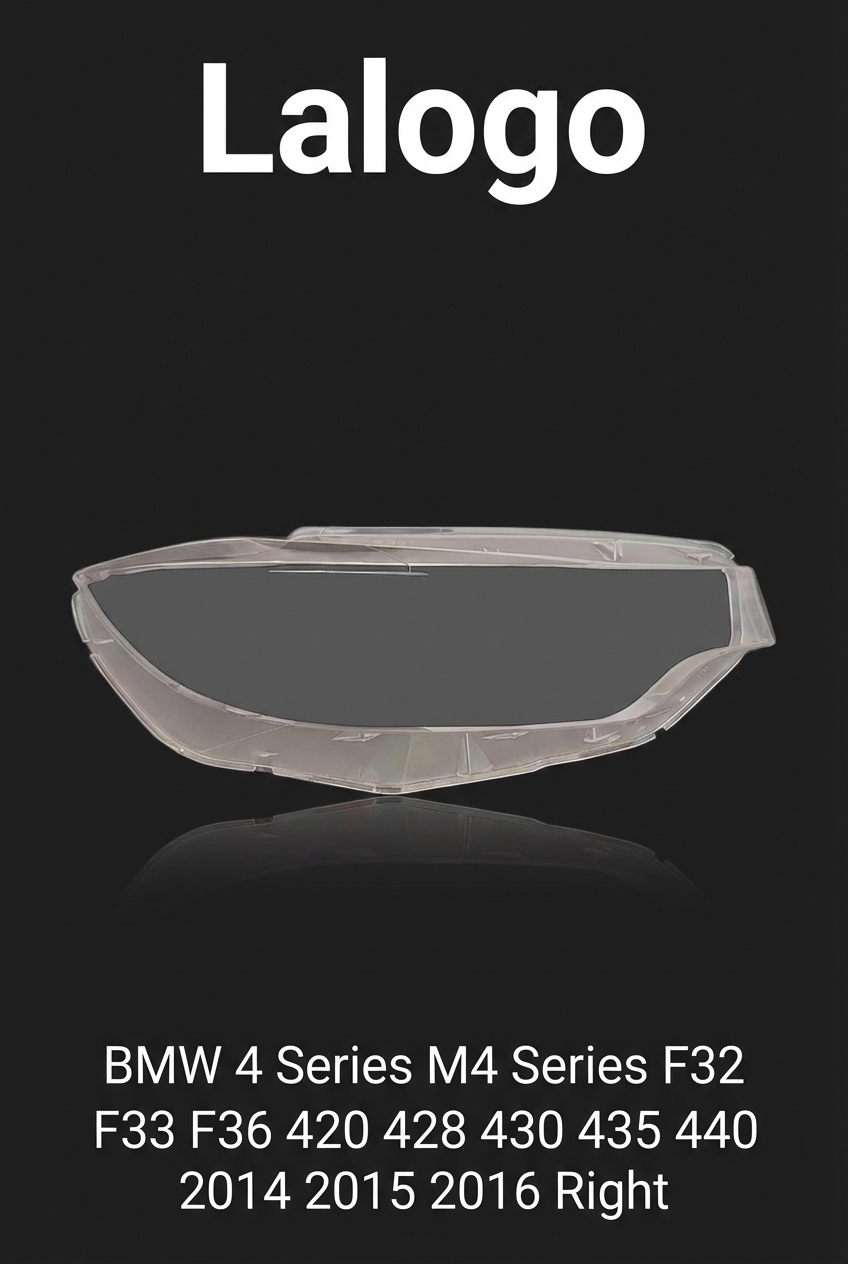 Headlight shell/Headlight lens/Headlamp cover for BMW 4 Series M4 Series F32 F33 F36 ,Year 2014,2015,2016,2017, Pilot Side/Right Front