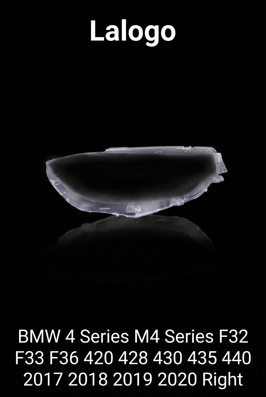 Headlight shell/Headlight lens/Headlamp cover for BMW 4 Series M4 Series F32 F33 F36 ,Year 2017,2018,2019,2020, Pilot Side/Right Front