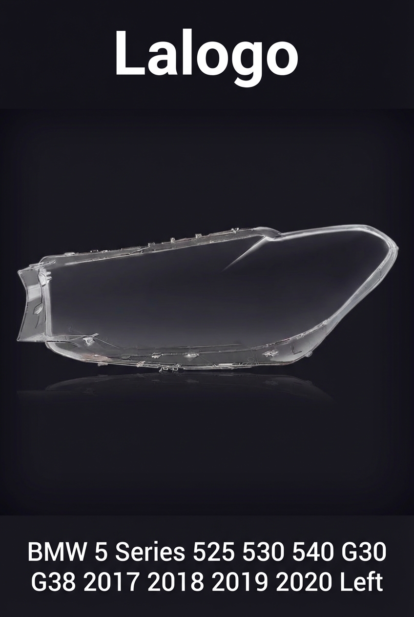 Headlight shell/Headlight lens/Headlamp cover for BMW 5 Series 525 530 540 G30 G38 ,Year 2017,2018,2019,2020, Driver Side/Left Front