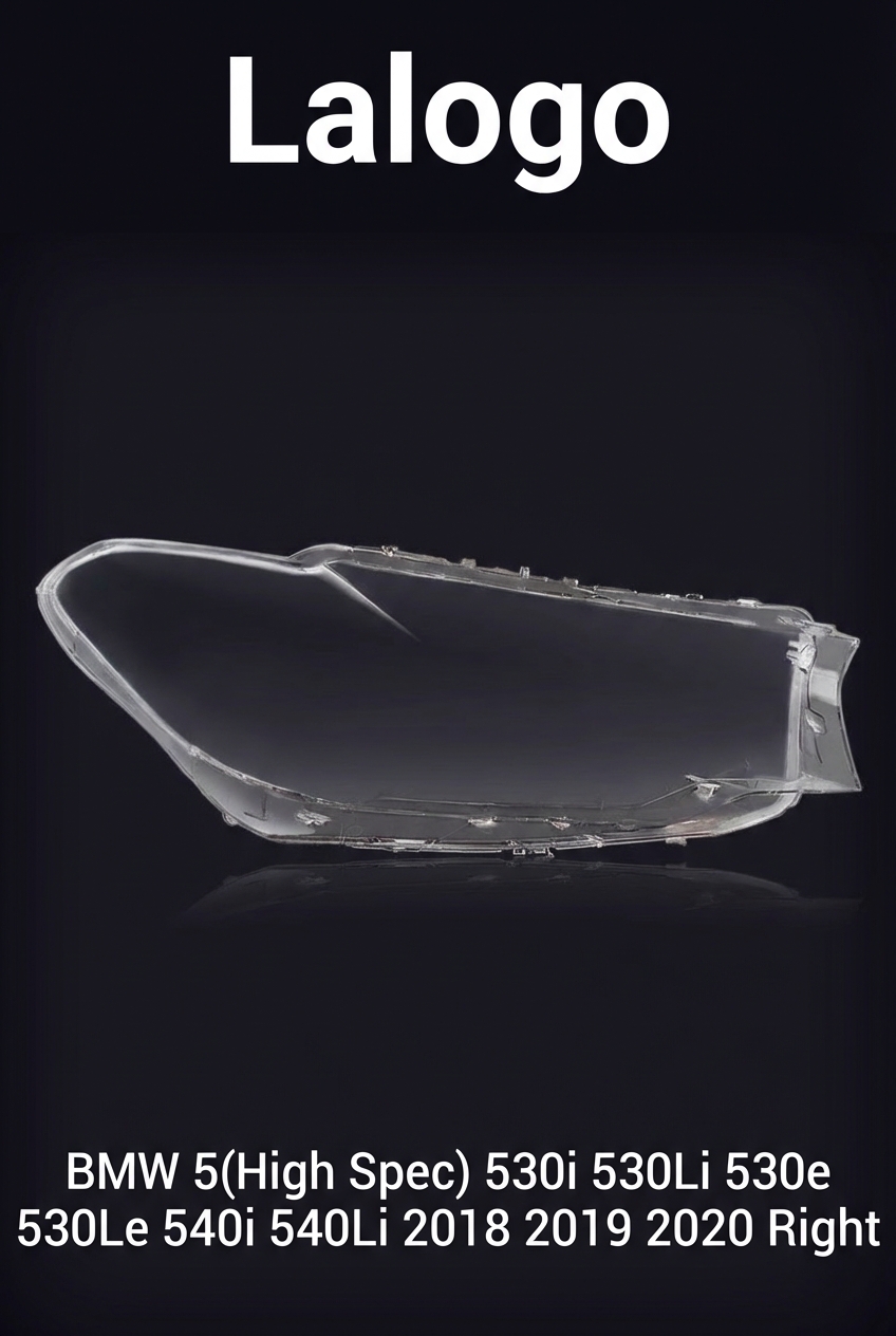 Headlight Glass/Headlight Cover/Headlamp Lens for BMW BMW5(H) Year 2018,2019,2020 Right Side Pilot Side