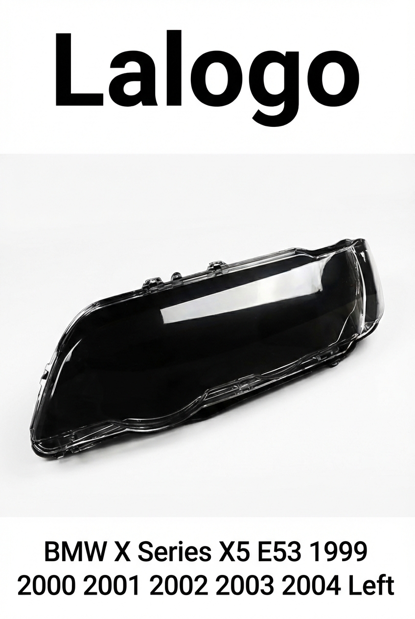 Headlight shell/Headlight lens/Headlamp cover for BMW X Series X5 E53 ,Year 1999,2000,2001,2002,2003,2004,2005, Driver Side/Left Front