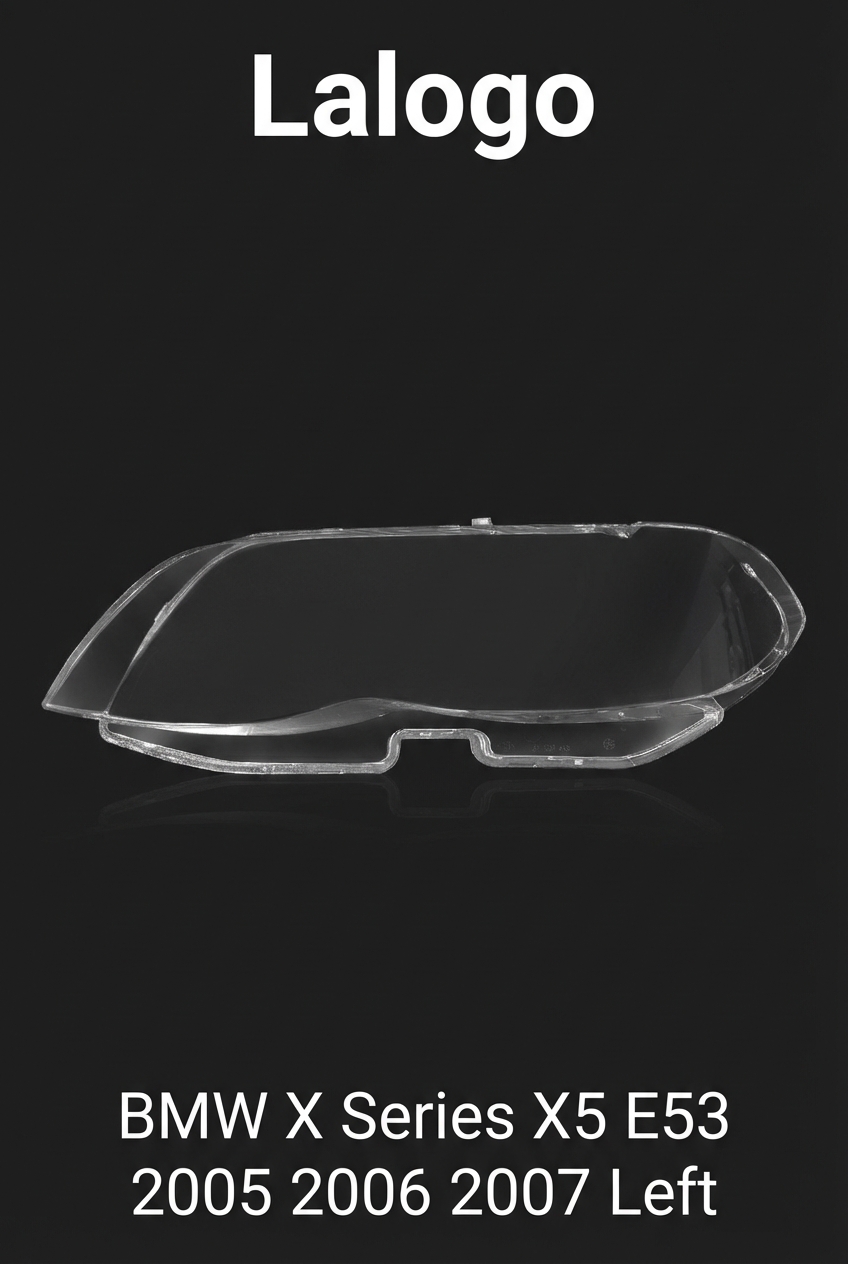 Headlight shell/Headlight lens/Headlamp cover for BMW X Series X5 E53 ,Year 2005,2006,2007, Driver Side/Left Front