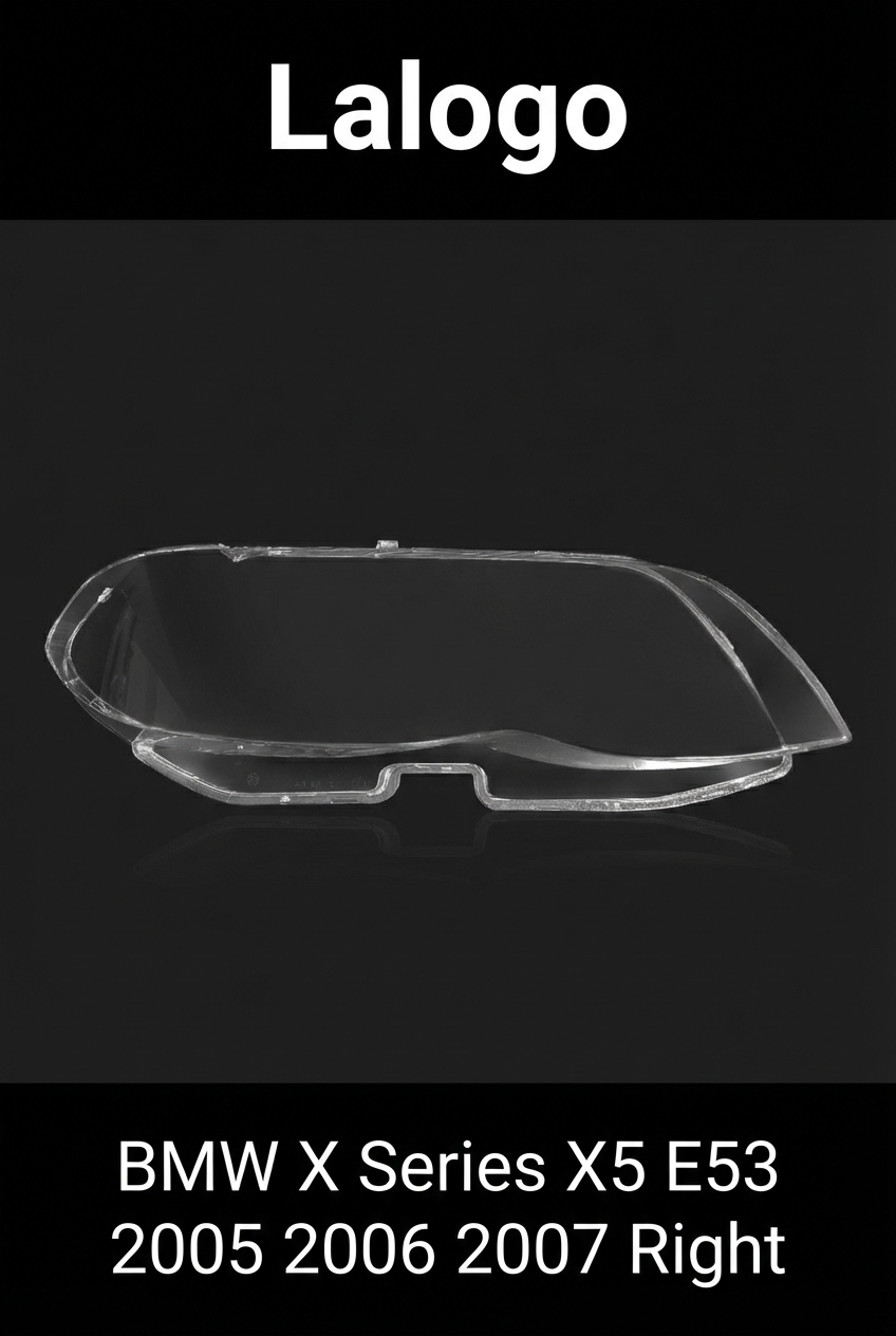 Headlight shell/Headlight lens/Headlamp cover for BMW X Series X5 E53 ,Year 2005,2006,2007, Pilot Side/Right Front