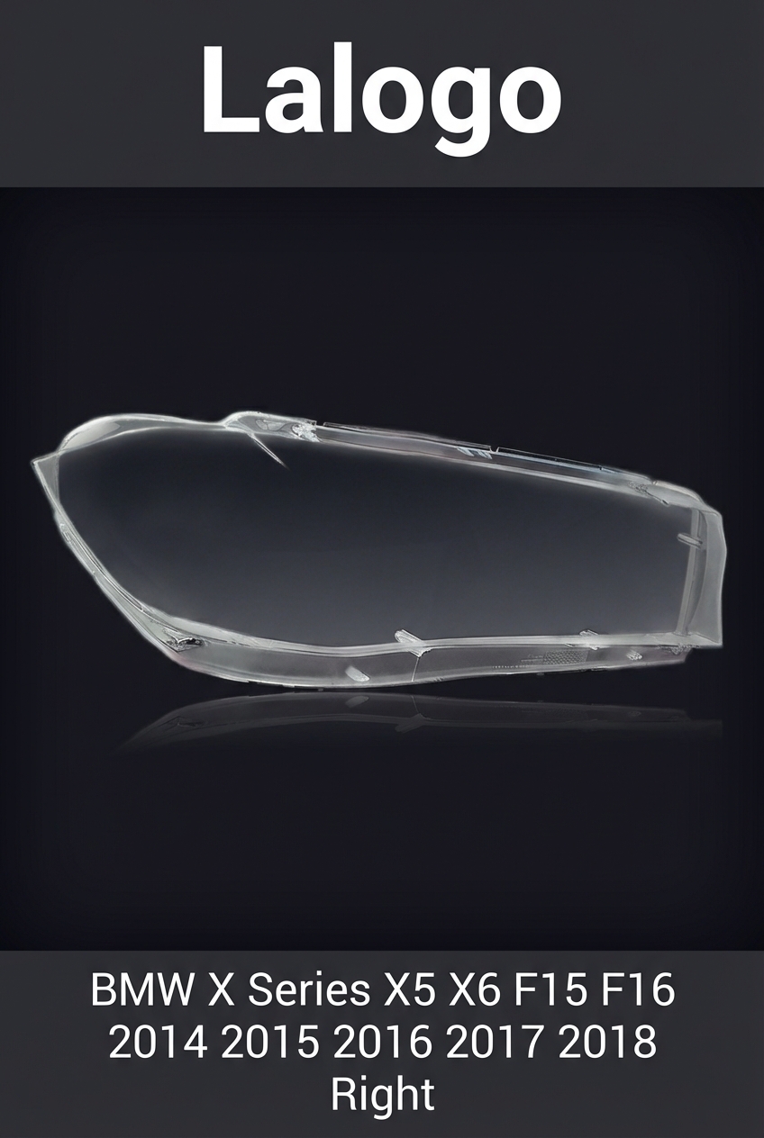 Headlight shell/Headlight lens/Headlamp cover for BMW X Series X5 X6 F15 F16 G30 G38 ,Year 2014,2015,2016,2017,2018, Pilot Side/Right Front