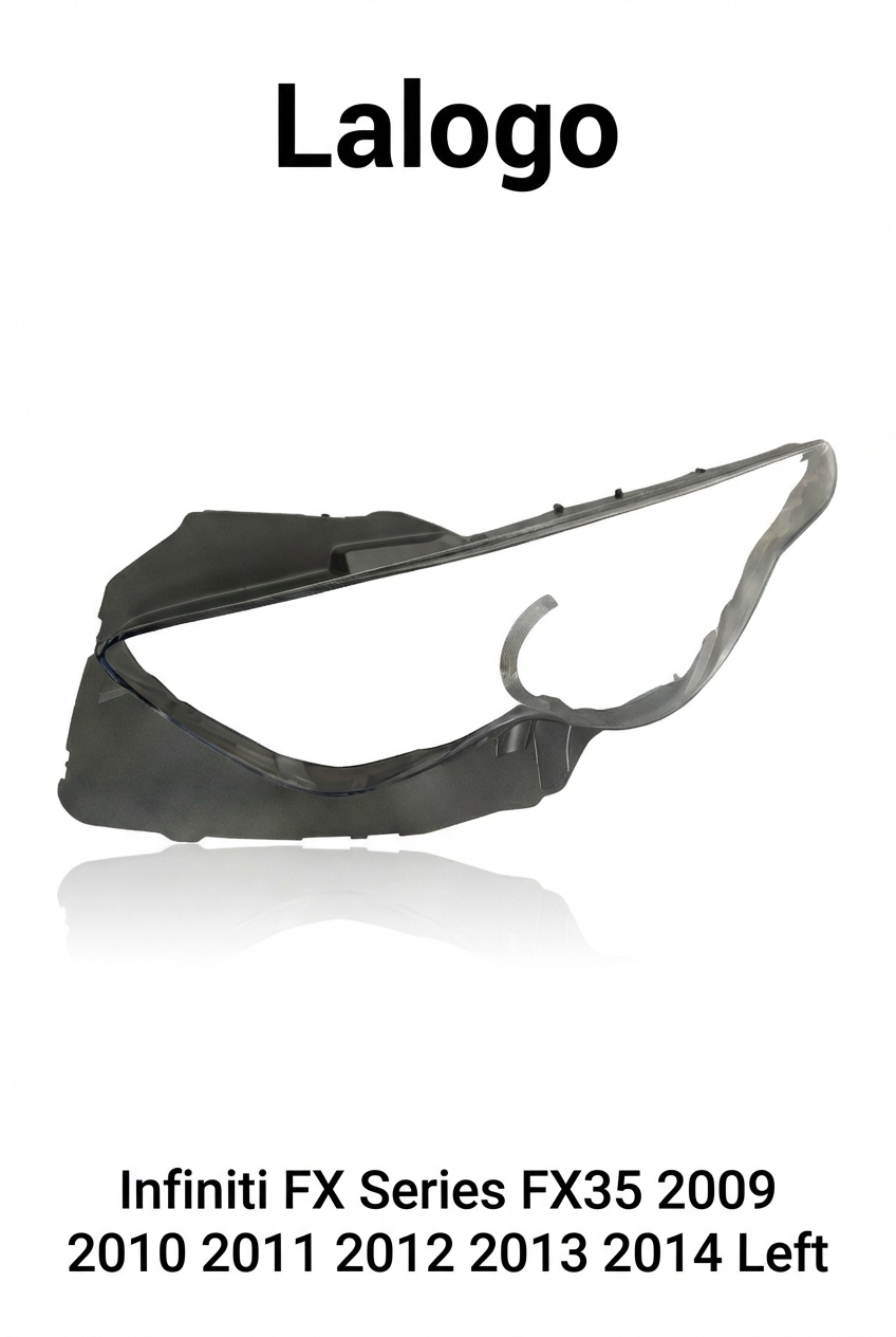 Headlight shell/Headlight lens/Headlamp cover for Infiniti FX Series FX35 ,Year 2009,2010,2011,2012,2013, Driver Side/Left Front