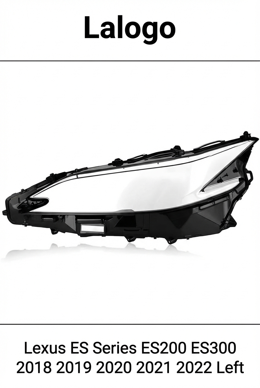 Headlight shell/Headlight lens/Headlamp cover for Lexus ES Series ES200 ES300 ,Year 2018,2019,2020,2021,2022, Driver Side/Left Front