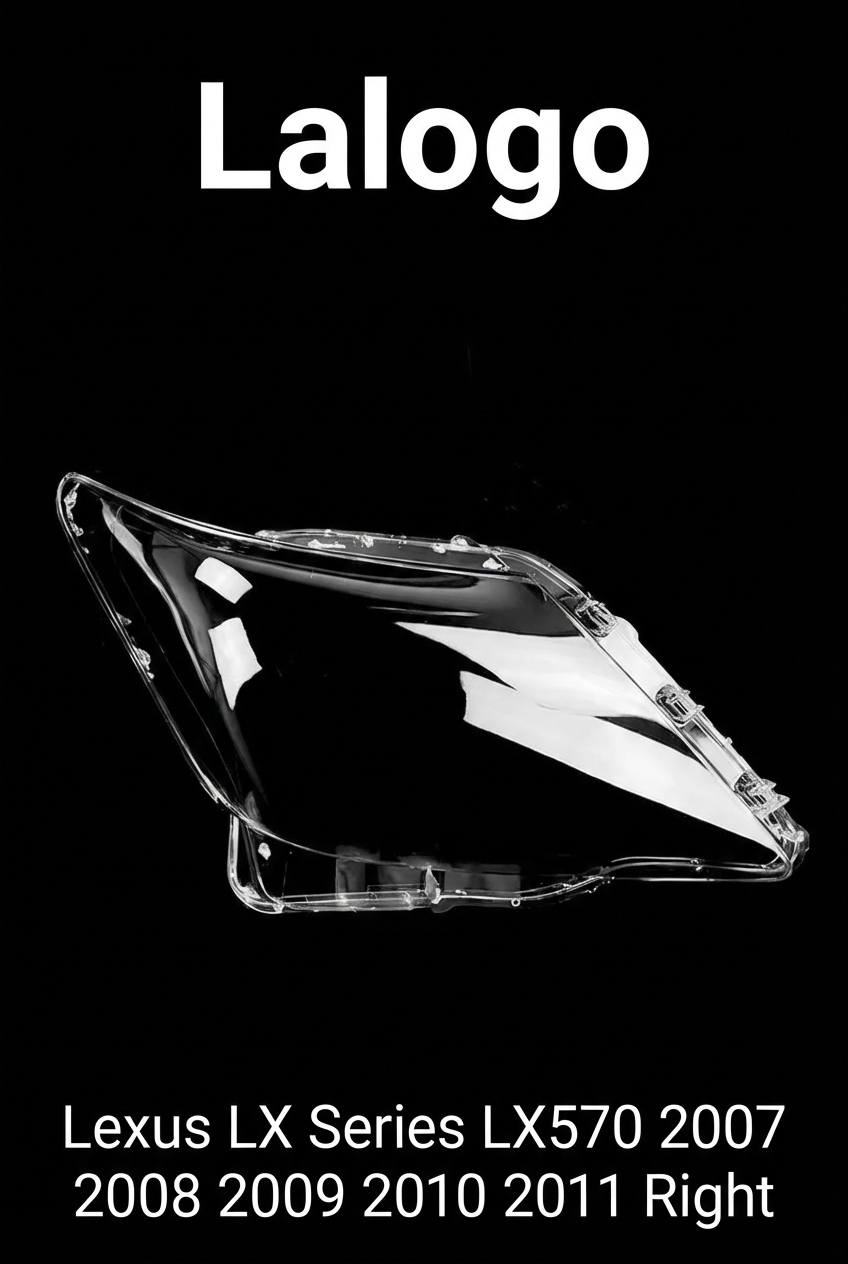 Headlight shell/Headlight lens/Headlamp cover for Lexus LX Series LX570 ,Year 2007,2008,2009,2010,2011, Pilot Side/Right Front