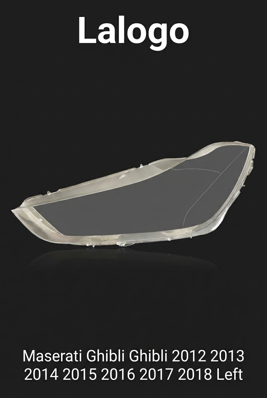 Headlight shell/Headlight lens/Headlamp cover for Maserati Ghibli Ghibli ,Year 2012,2013,2014,2015,2016,2017,2018,2019,2020, Driver Side/Left Front