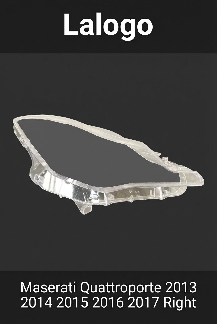 Headlight shell/Headlight lens/Headlamp cover for Maserati Quattroporte Quattroporte ,Year 2013,2014,2015,2016,2017, Pilot Side/Right Front