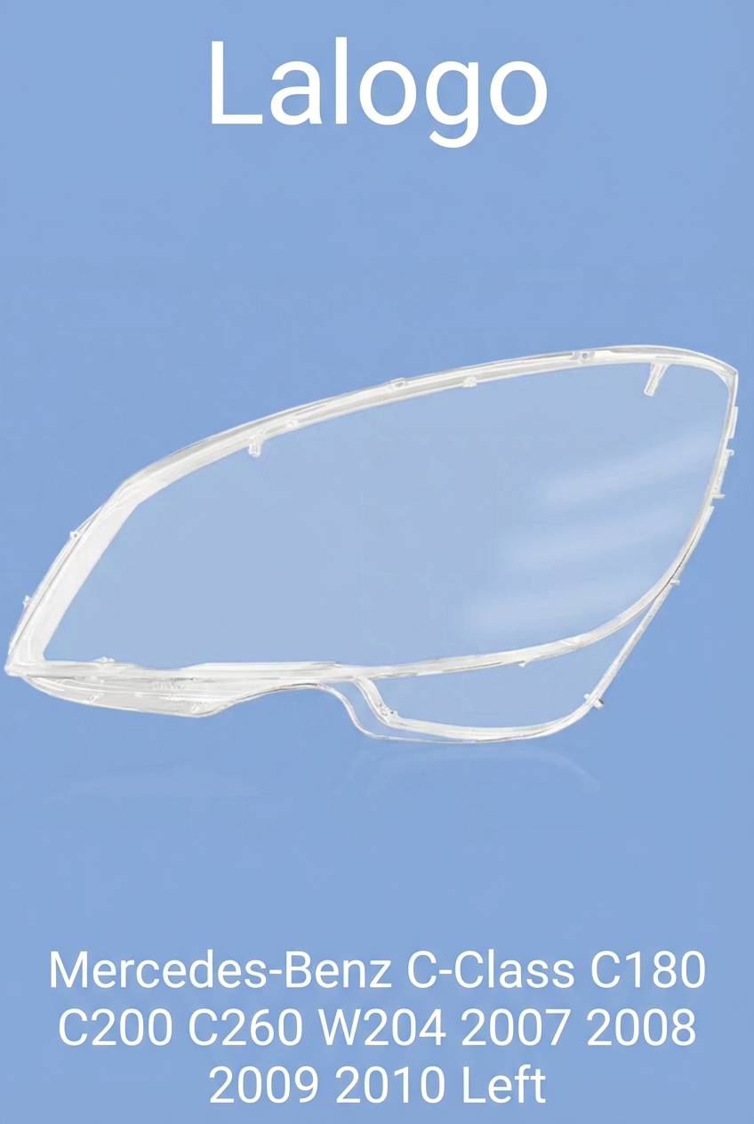 Headlight shell/Headlight lens/Headlamp cover for Mercedes-Benz C-Class C180 C200 C260 W204 ,Year 2007,2008,2009,2010, Driver Side/Left Front