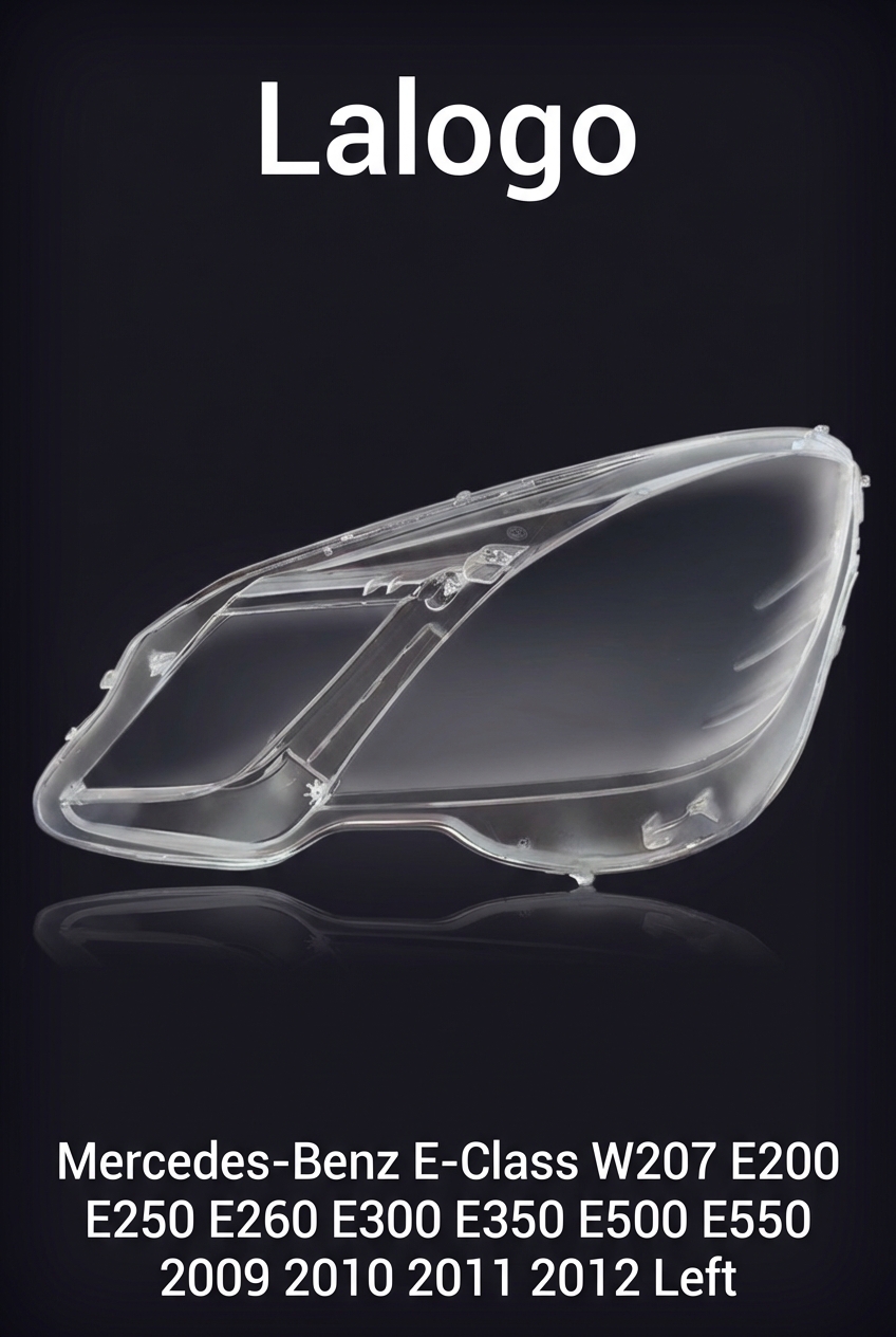 Headlight shell/Headlight lens/Headlamp cover for Mercedes-Benz E-Class W207 ,Year 2009,2010,2011,2012, Driver Side/Left Front