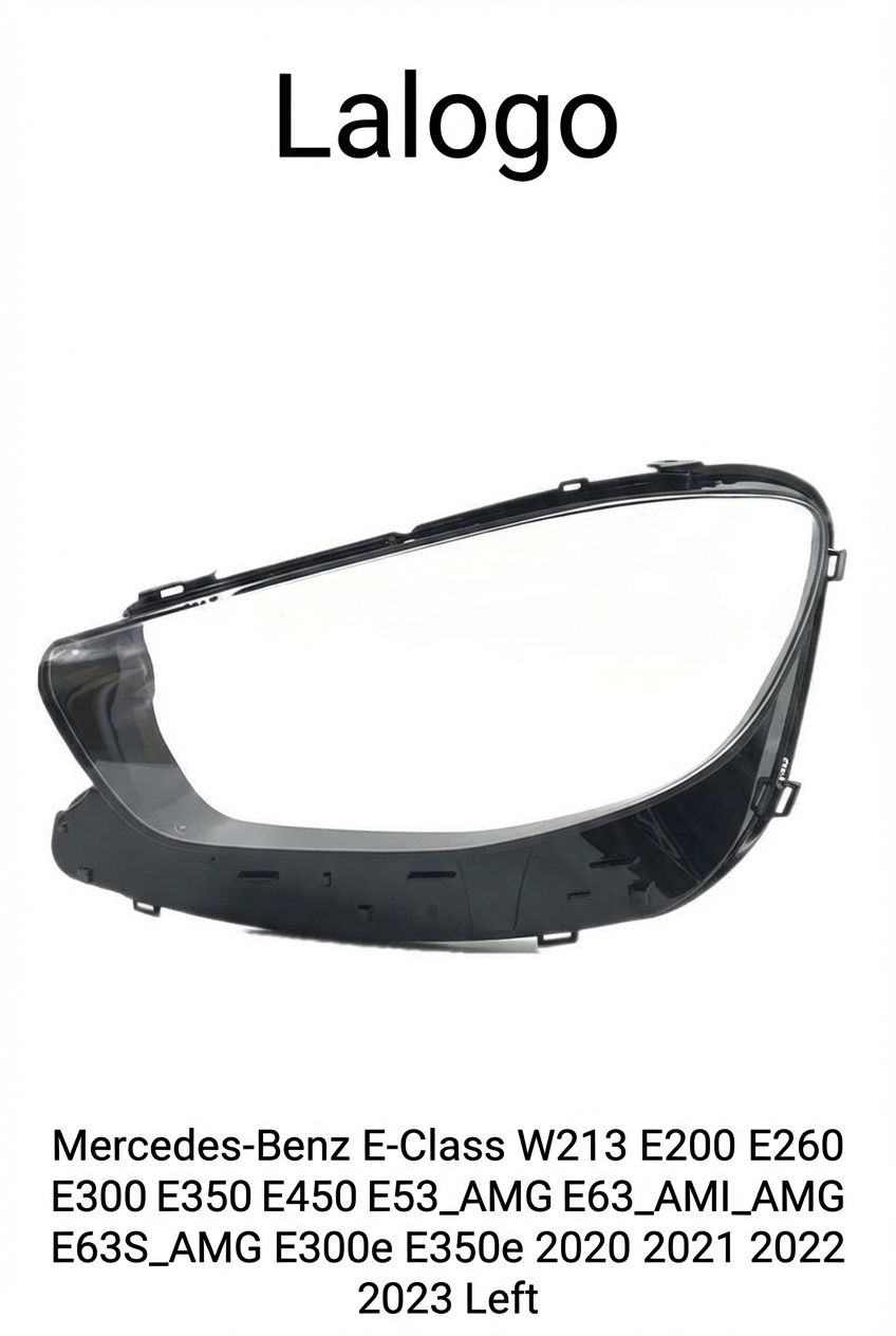 Headlight shell/Headlight lens/Headlamp cover for Mercedes-Benz E-Class W213 ,Year 2021,2022,2023, Driver Side/Left Front