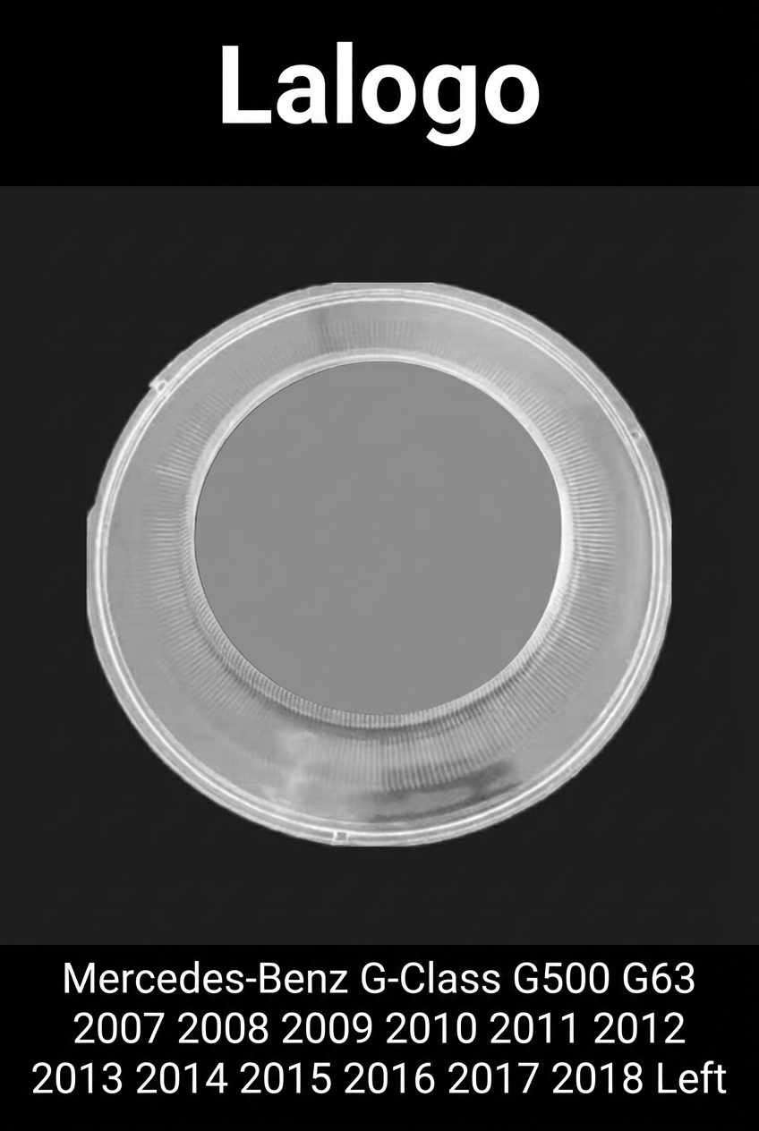 Headlight shell/Headlight lens/Headlamp cover for Mercedes-Benz G-Class G500 G63 ,Year 2007,2008,2009,2010,2011,2012,2013,2014,2015,2016,2017,2018, Driver Side/Left Front