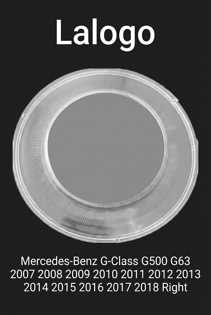 Headlight shell/Headlight lens/Headlamp cover for Mercedes-Benz G-Class G500 G63 ,Year 2007,2008,2009,2010,2011,2012,2013,2014,2015,2016,2017,2018, Pilot Side/Right Front