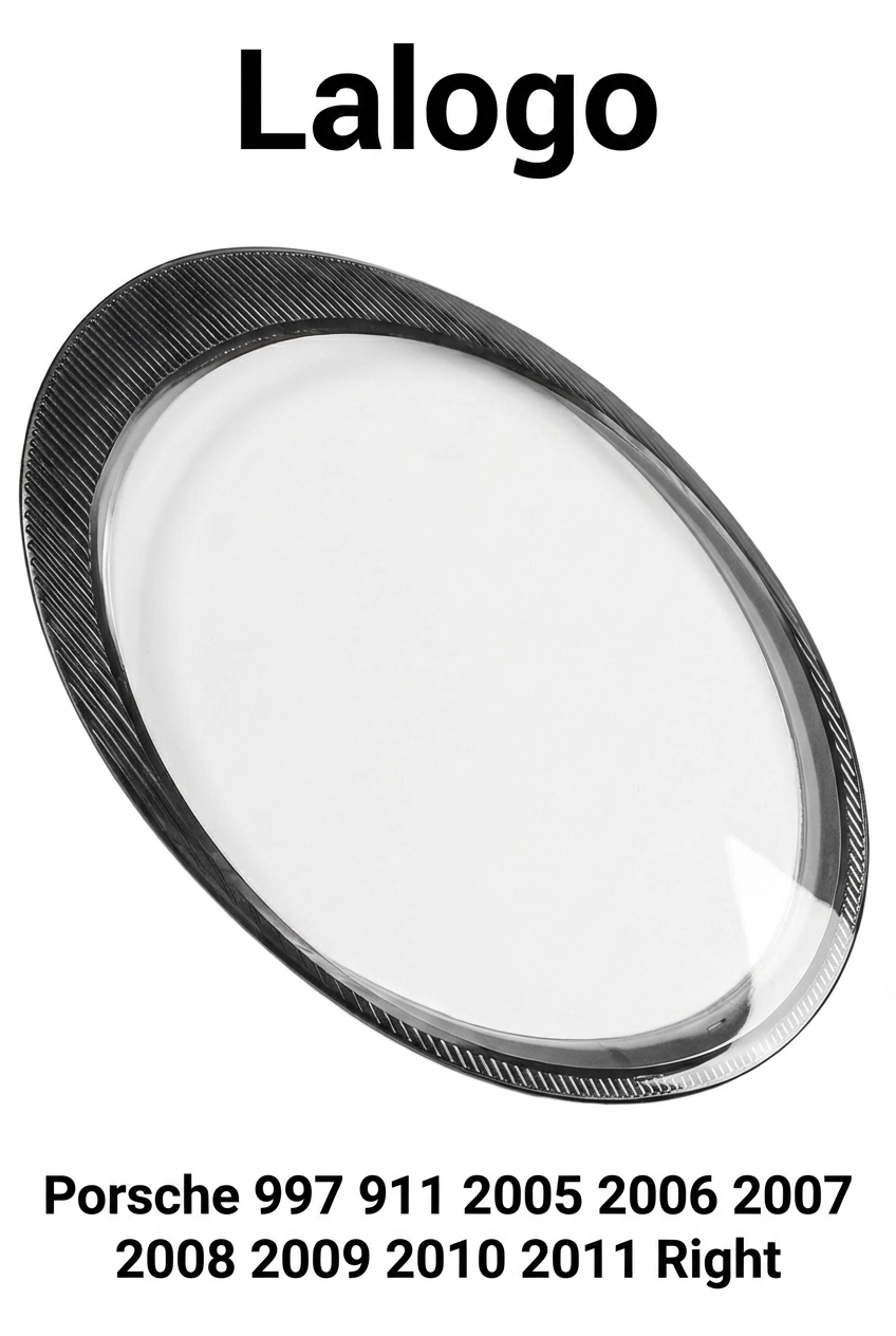 Headlight shell/Headlight lens/Headlamp cover for Porsche 911 911 ,Year 2005,2006,2007,2008,2009,2010,2011, Pilot Side/Right Front