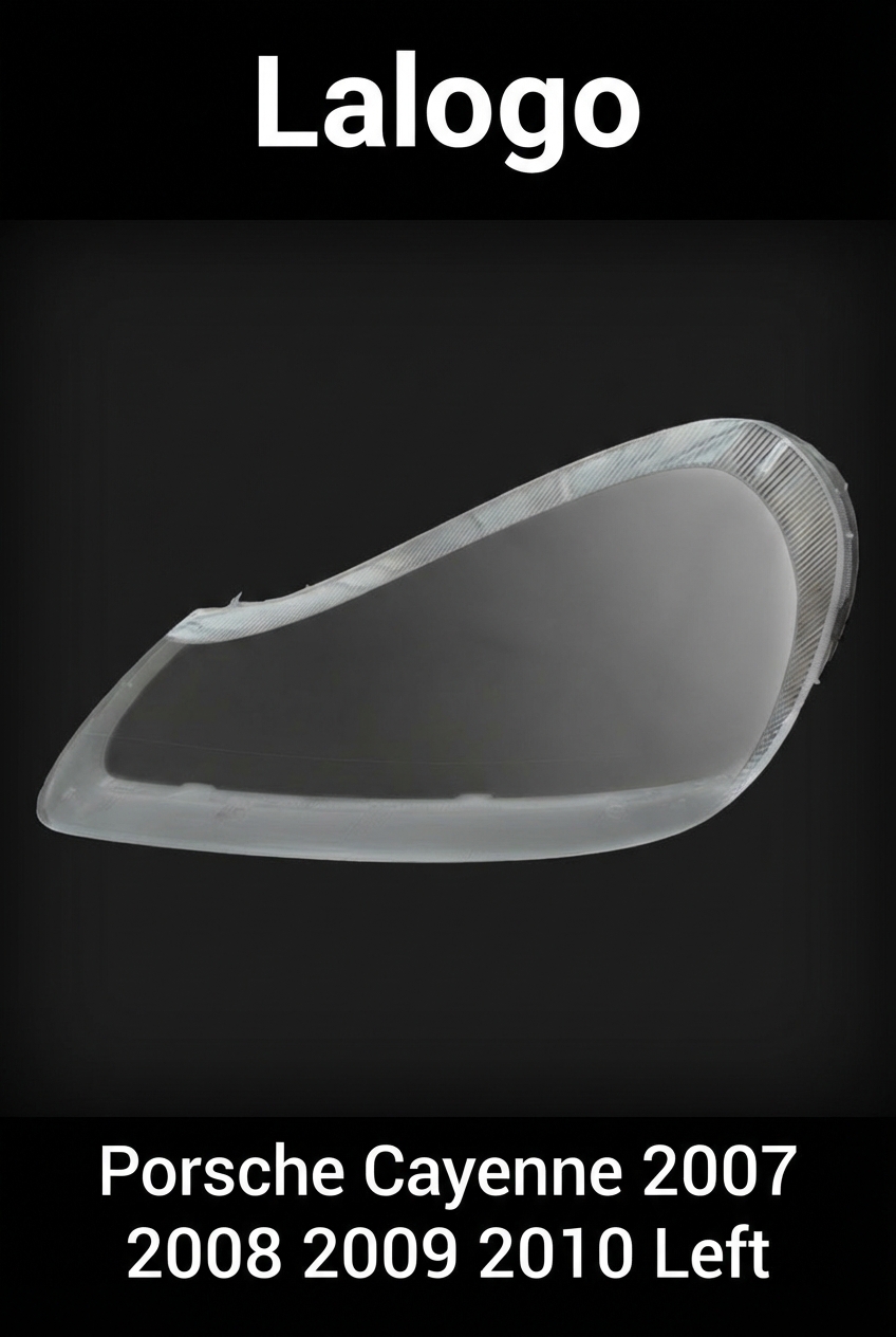 Headlight shell/Headlight lens/Headlamp cover for Porsche Cayenne Cayenne ,Year 2007,2008,2009,2010, Driver Side/Left Front