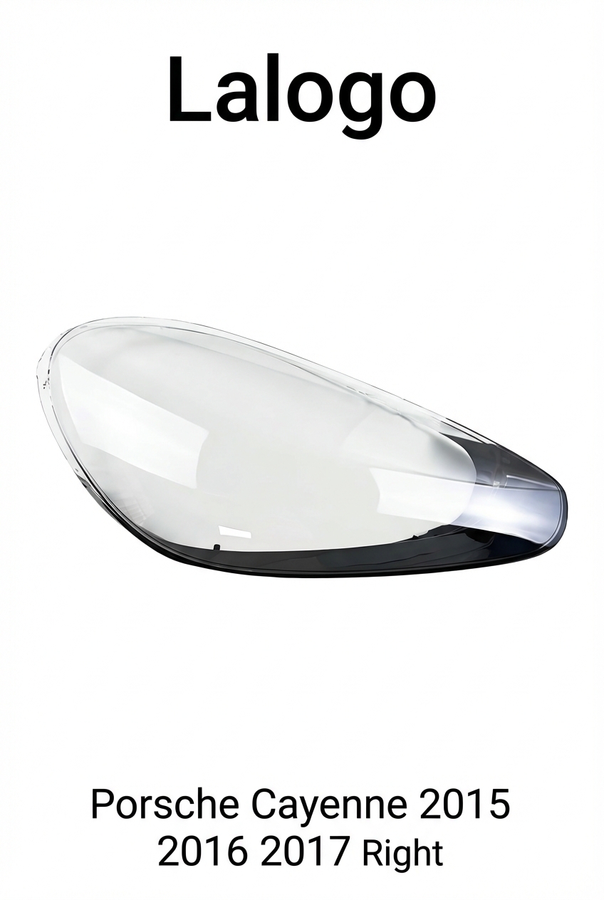 Headlight shell/Headlight lens/Headlamp cover for Porsche Cayenne Cayenne ,Year 2015,2016,2017, Pilot Side/Right Front
