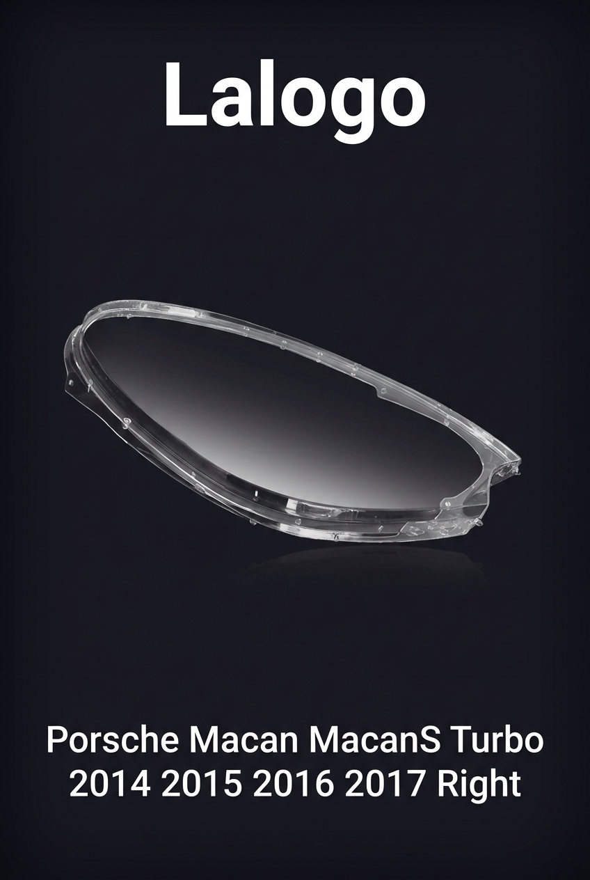 Headlight shell/Headlight lens/Headlamp cover for Porsche Macan MacanS Turbo ,Year 2014,2015,2016,2017, Pilot Side/Right Front