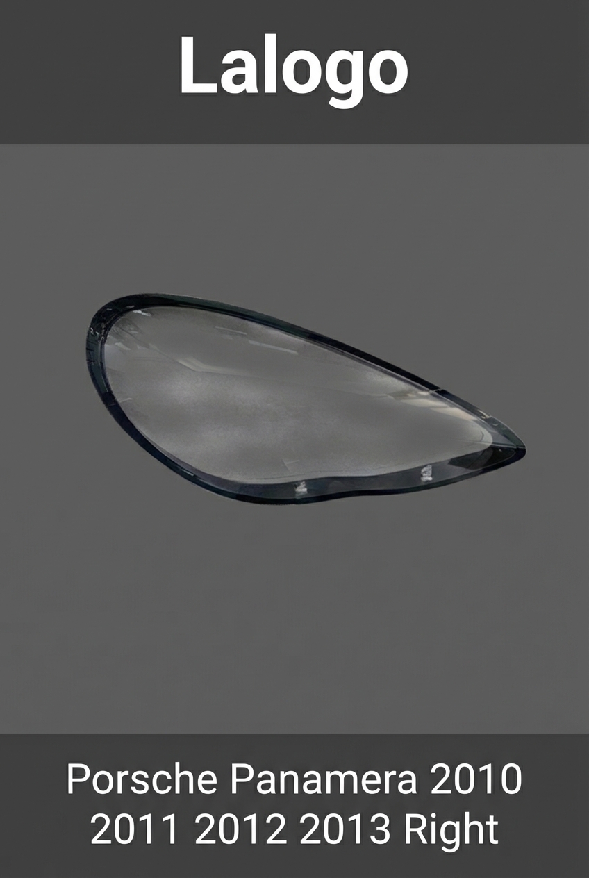 Headlight shell/Headlight lens/Headlamp cover for Porsche Panamera Panamera ,Year 2010,2011,2012,2013, Pilot Side/Right Front