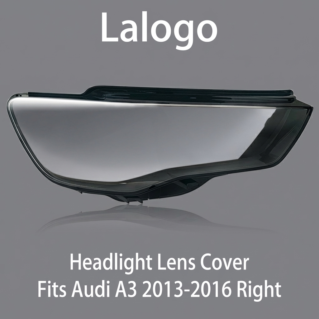 Headlight shell/Headlight lens/Headlamp cover for Audi A Series A3 S3 ,Year 2013,2014,2015,2016, Pilot Side/Right Front