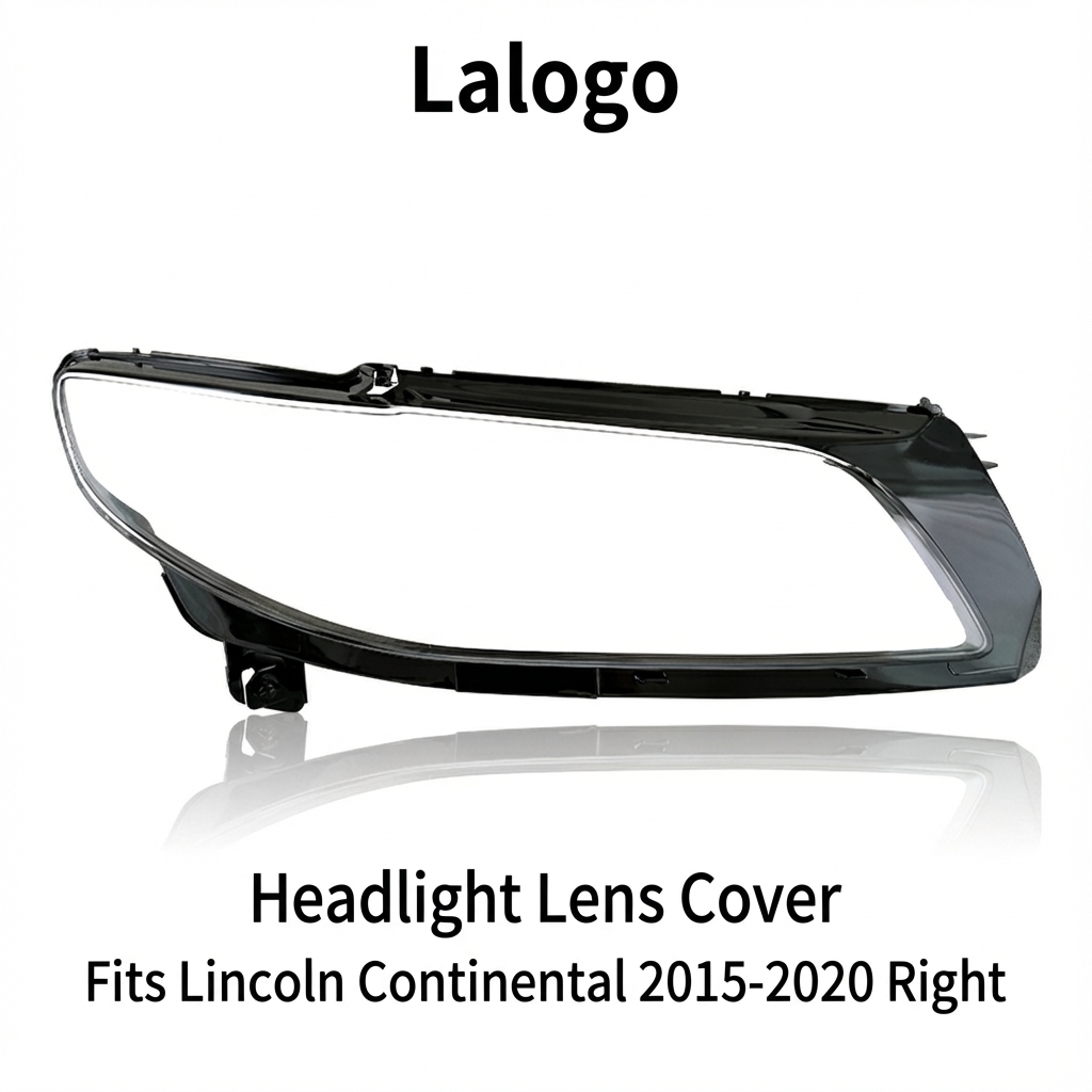 Headlight Glass/Headlight Cover/Headlamp Lens for Lincoln Continental(High) Year 2015,2016,2017,2018,2019,2020 Right Side Pilot Side