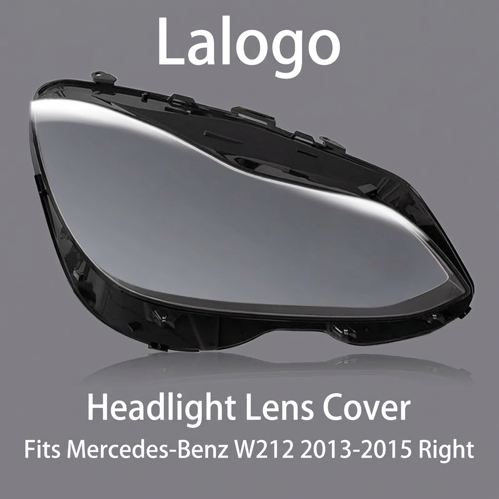 Headlight shell/Headlight lens/Headlamp cover for Mercedes-Benz E-Class W212 ,Year 2014,2015, Pilot Side/Right Front