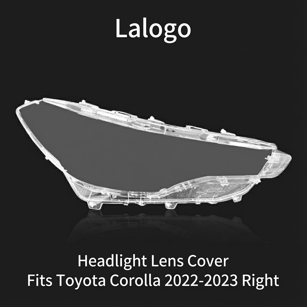 Headlight Glass/Headlight Cover/Headlamp Lens for Toyota Corolla Cross Year 2022,2023 Right Side Pilot Side