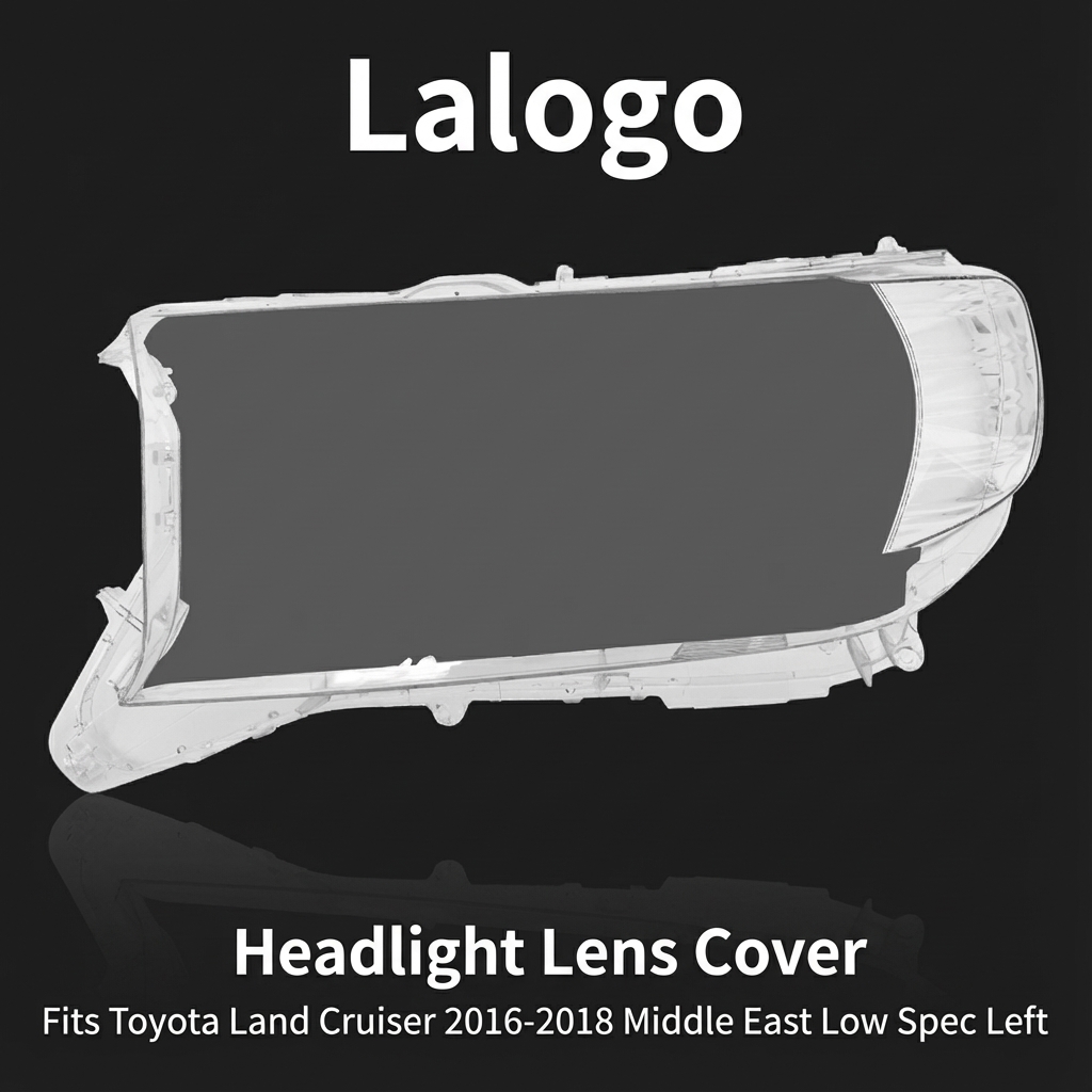Headlight Glass/Headlight Cover/Headlamp Lens for Toyota LandCruiser Year 2016,2017,2018 Left Side Driver Side