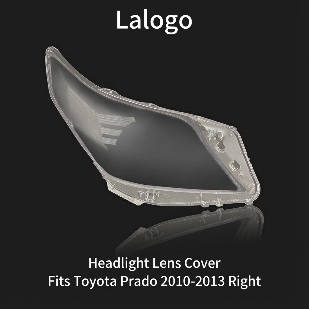 Headlight Glass/Headlight Cover/Headlamp Lens for Toyota Prado Year 2010,2011,2012,2013 Right Side Pilot Side