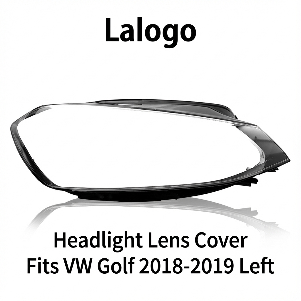 Headlight Glass/Headlight Cover/Headlamp Lens for Volkswagen Golf7.5 Year 2018,2019 Left Side Driver Side