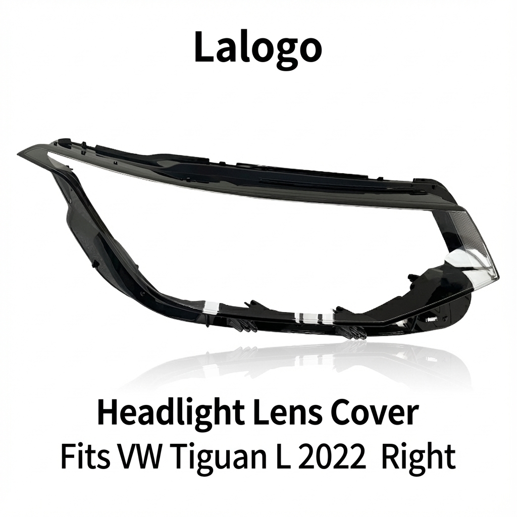 Headlight Glass/Headlight Cover/Headlamp Lens for Volkswagen TiguanL(Low) Year 2022 Right Side Pilot Side