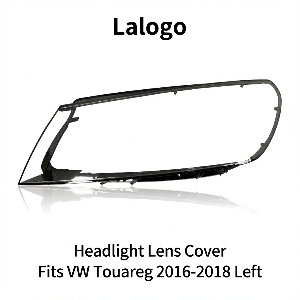 Headlight Glass/Headlight Cover/Headlamp Lens for Volkswagen Touareg(DoubleColor) Year 2016,2017,2018 Left Side Driver Side